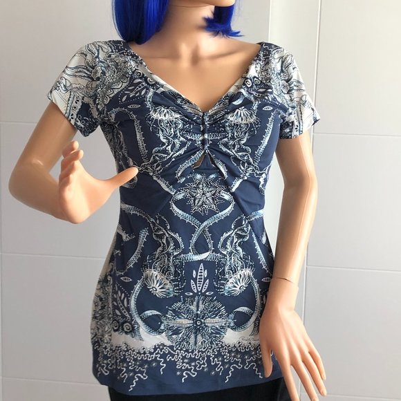 Jellyfish print top